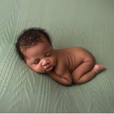 Knit Ribbed Bean Bag Stretch Layer L047 | Bean Green